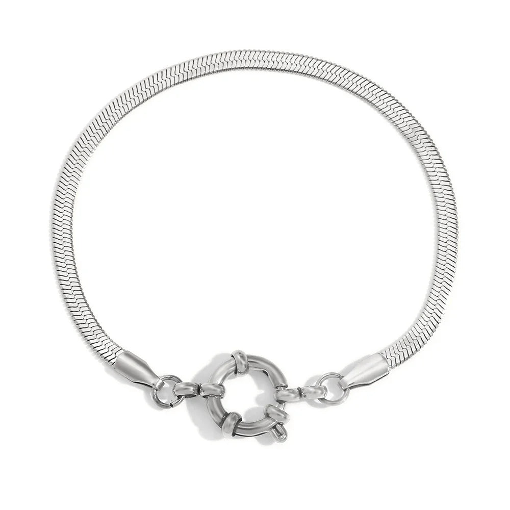 Paperclip Gold Chain Bracelet